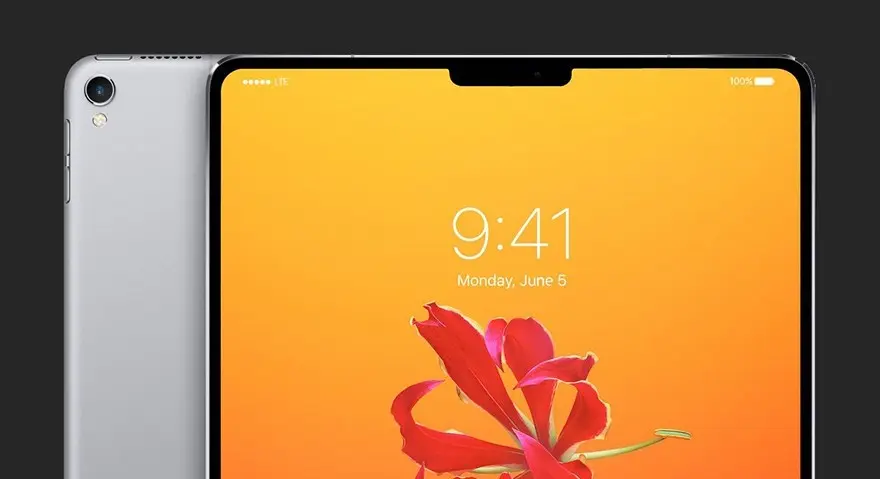 iPad Pro con Face ID diseño sin bordes