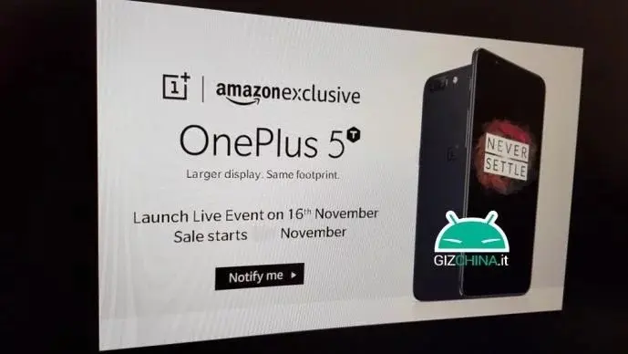 OnePlus 5T - Anuncio
