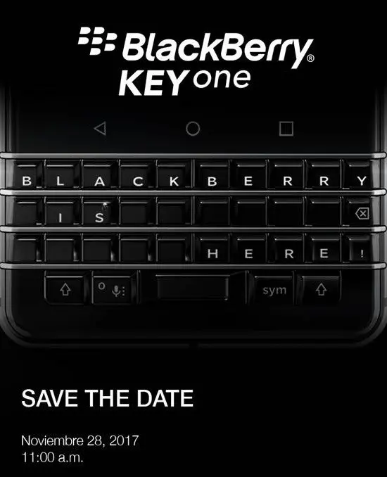 BlackBerry KEYone presentacion mexico