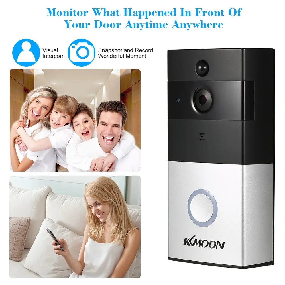 KKmoon Doorbell Wireless Wi-Fi Video _2