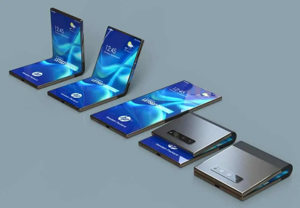 Filtran el posible diseño del smartphone plegable de HP