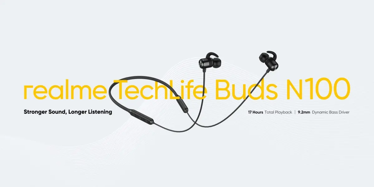 TechLife Buds N100, así son los nuevos auriculares de realme con resistencia al agua